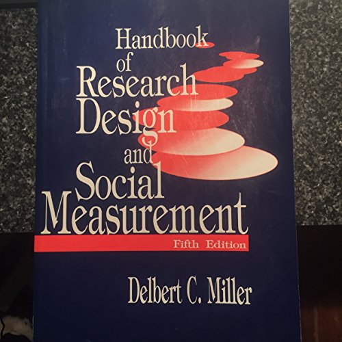 9780803942202: Handbook of Research Design and Social Measurement