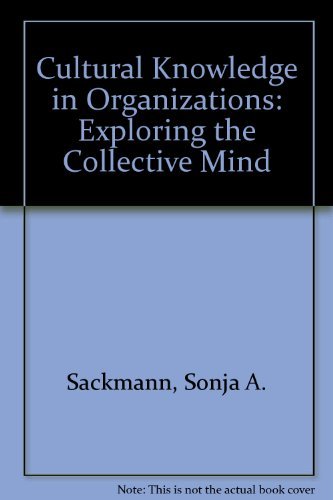 9780803942929: Cultural Knowledge in Organizations: Exploring the Collective Mind