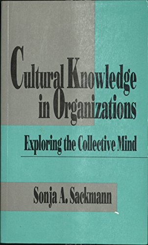 Stock image for Cultural Knowledge in Organizations : Exploring the Collective Mind for sale by Better World Books