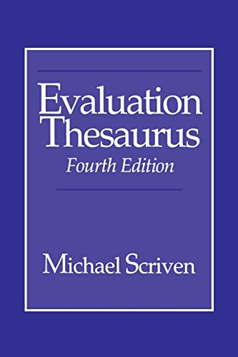 Imagen de archivo de Evaluation Thesaurus a la venta por SecondSale