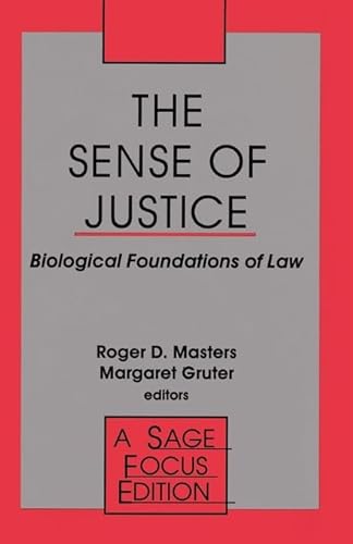 Stock image for The Sense of Justice: Biological Foundations of Law (SAGE Focus Editions) for sale by PAPER CAVALIER US