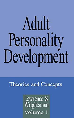 Stock image for Adult Personality Development Vol. 1 : Volume 1: Theories and Concepts for sale by Better World Books