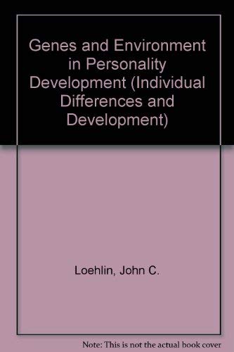 9780803944503: Genes and Environment in Personality Development (Individual Differences and Development)