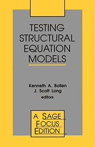 9780803945074: Testing Structural Equation Models (SAGE Focus Editions)