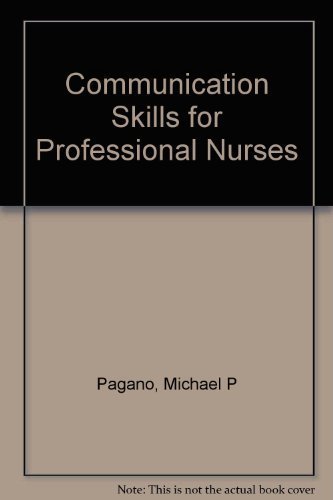9780803945579: Communication Skills for Professional Nurses