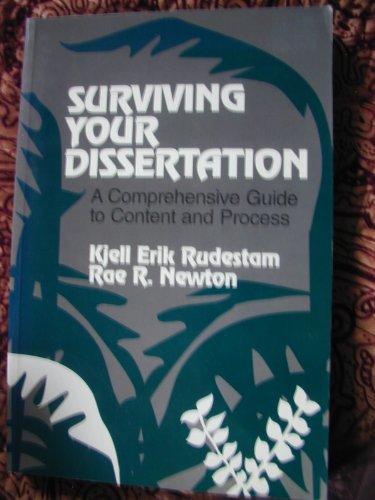 Stock image for Surviving Your Dissertation: A Comprehensive Guide to Content and Process for sale by ThriftBooks-Dallas