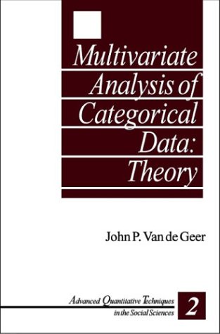 Stock image for Multivariate Analysis of Categorical Data: Theory for sale by Ammareal
