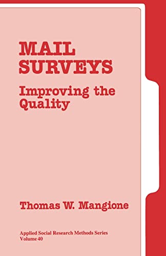 Stock image for Mail Surveys : Improving the Quality for sale by Better World Books