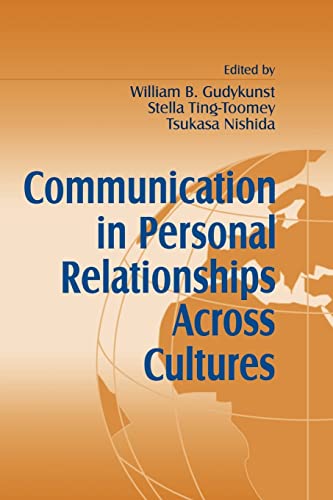 Stock image for Communication in Personal Relationships Across Cultures for sale by BooksRun