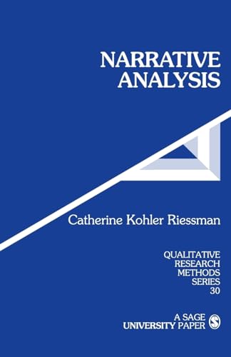 Imagen de archivo de Narrative Analysis (Qualitative Research Methods) a la venta por Goodwill Books