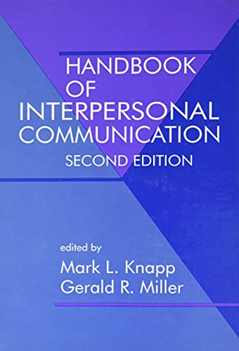 9780803948068: Handbook of Interpersonal Communication