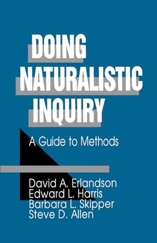 9780803949379: Doing Naturalistic Inquiry: A Guide to Methods