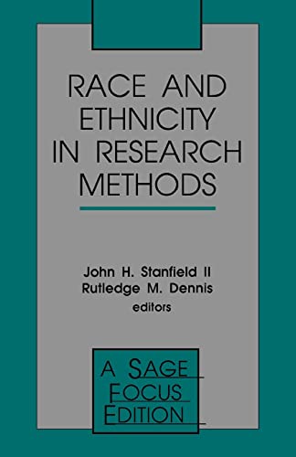 Stock image for Race and Ethnicity in Research Methods (SAGE Focus Editions) for sale by Wonder Book