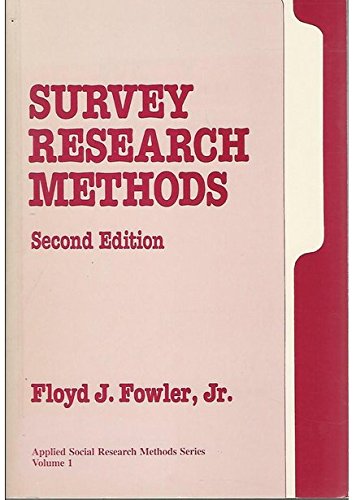 Stock image for Survey Research Methods for sale by Better World Books