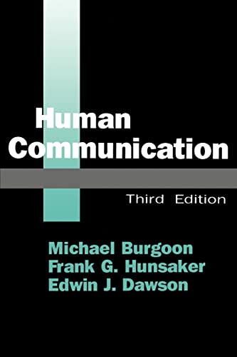 Stock image for Human Communication for sale by Better World Books Ltd