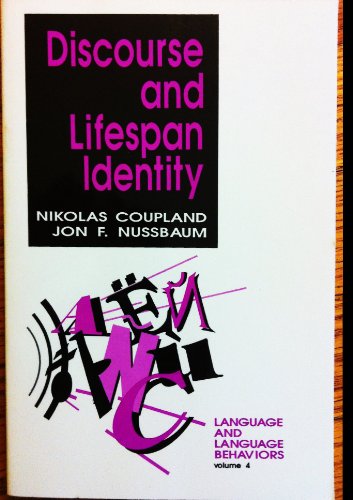 Stock image for Discourse and Lifespan Identity for sale by Anybook.com