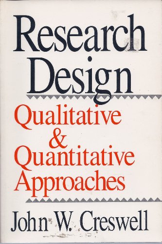Beispielbild fr Research Design : Qualitative and Quantitative Approaches zum Verkauf von Better World Books