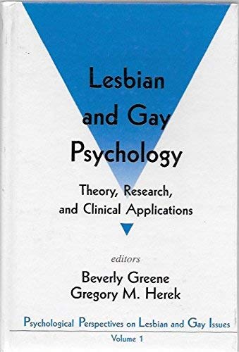 Beispielbild fr Lesbian and Gay Psychology: Theory, Research, and Clinical Applications (Psychological Perspectives on Lesbian & Gay Issues) zum Verkauf von SecondSale