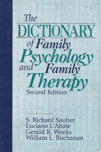 Beispielbild fr The Dictionary of Family Psychology and Family Therapy zum Verkauf von Better World Books