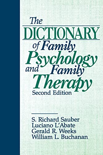 9780803953338: The Dictionary of Family Psychology and Family Therapy