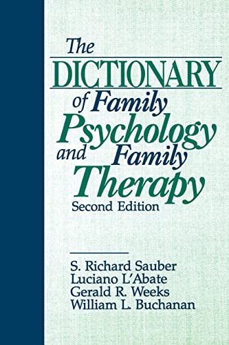 Stock image for The Dictionary of Family Psychology and Family Therapy for sale by Phatpocket Limited