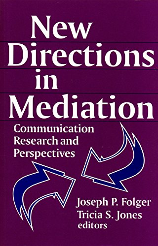 Stock image for New Directions in mediation: Communication research and perspectives for sale by Prairie Creek Books LLC.