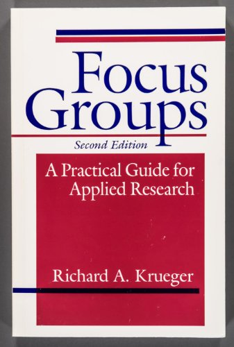 Stock image for Focus Groups : A Practical Guide for Applied Research for sale by Better World Books: West