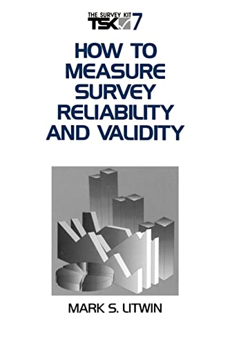 Stock image for How to Measure Survey Reliability and Validity (Survey Kit) for sale by Wonder Book