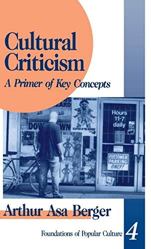 9780803957336: Cultural Criticism: A Primer of Key Concepts