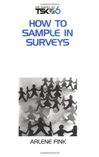 9780803957541: How to Sample in Surveys: 6 (The Survey Kit, Vol 6)