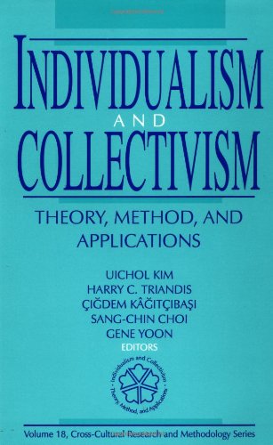 Stock image for Individualism and Collectivism: Theory, Method, and Applications (Cross Cultural Research and Methodology) for sale by SecondSale