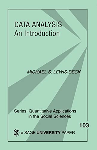 Beispielbild fr Data Analysis: An Introduction (Quantitative Applications in the Social Sciences) zum Verkauf von Anybook.com
