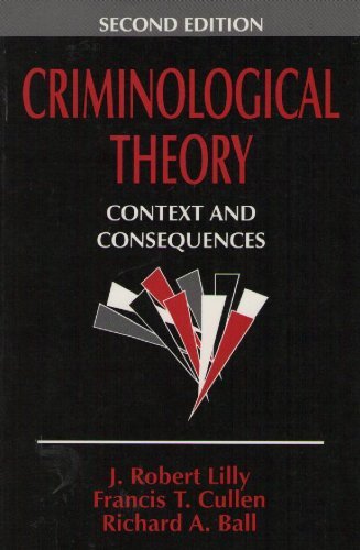 Beispielbild fr Criminological Theory: Context and Consequences zum Verkauf von Anybook.com