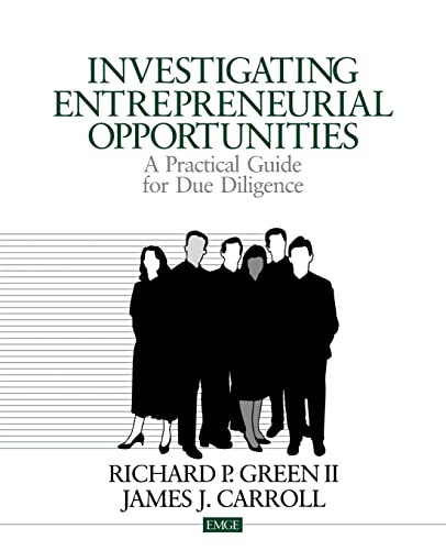 Stock image for Investigating Entrepreneurial Opportunities: A Practical Guide for Due Diligence for sale by Anybook.com