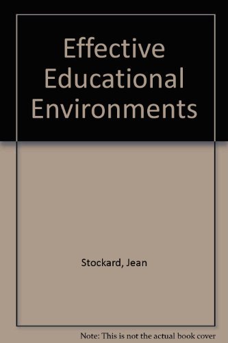 Stock image for Effective Educational Environments for sale by Irish Booksellers