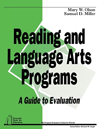 Stock image for Reading and Language Arts Programs: A Guide to Evaluation (Essential Tools for Educators series) for sale by Allied Book Company Inc.