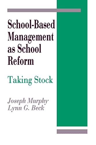 Beispielbild fr School-based Management as School Reform: Taking Stock zum Verkauf von Bingo Used Books
