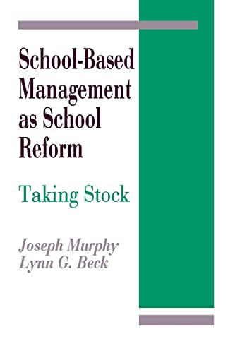 Imagen de archivo de School-Based Management as School Reform: Taking Stock a la venta por HPB Inc.