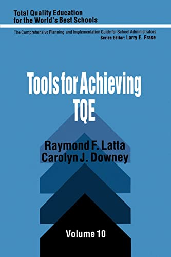 Beispielbild fr Tools for Achieving Total Quality Education zum Verkauf von Better World Books