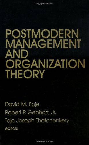 Imagen de archivo de Postmodern Management and Organization Theory a la venta por Better World Books Ltd
