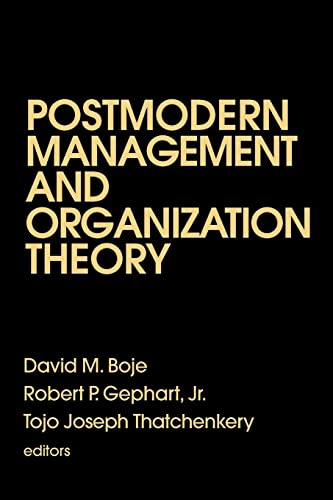 Beispielbild fr Postmodern Management and Organization Theory zum Verkauf von WorldofBooks