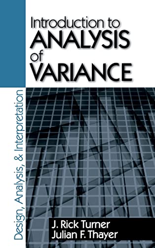 Stock image for Introduction to Analysis of Variance: Design, Analyis & Interpretation for sale by HPB-Red