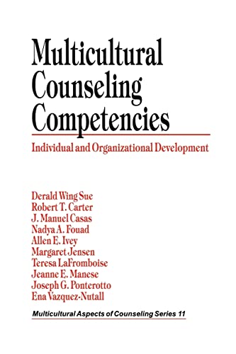 Stock image for Multicultural Counseling Competencies Vol. 11 : Individual and Organizational Development for sale by Better World Books