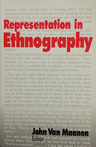 Imagen de archivo de Representation in Ethnography a la venta por Decluttr