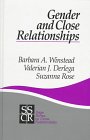 Stock image for Gender and Close Relationships for sale by Better World Books