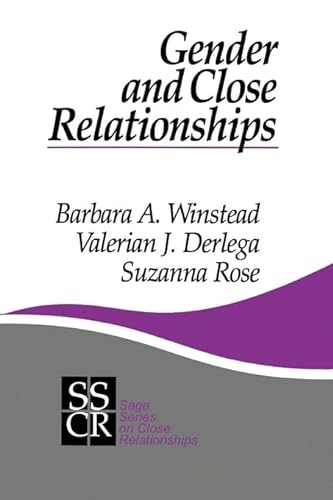Beispielbild fr Gender and Close Relationships (SAGE Series on Close Relationships) zum Verkauf von Chiron Media
