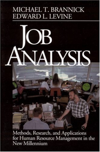 9780803972025: Job Analysis: Methods, Research, and Applications for Human Resource Management in the New Millennium