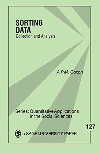 9780803972377: Sorting Data: Collection and Analysis (Quantitative Applications in the Social Sciences)