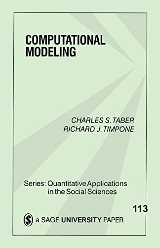 Imagen de archivo de Computational Modeling (Quantitative Applications in the Social Sciences) a la venta por Chiron Media