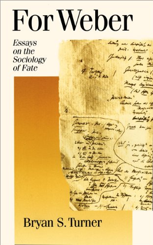 9780803976344: For Weber: Essays on the Sociology of Fate (Published in association with Theory, Culture & Society)